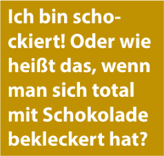 Schockiert